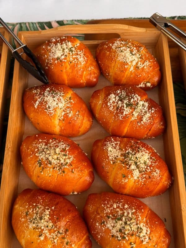 Garlicky Parm Salt Bread by Solo Break Haus