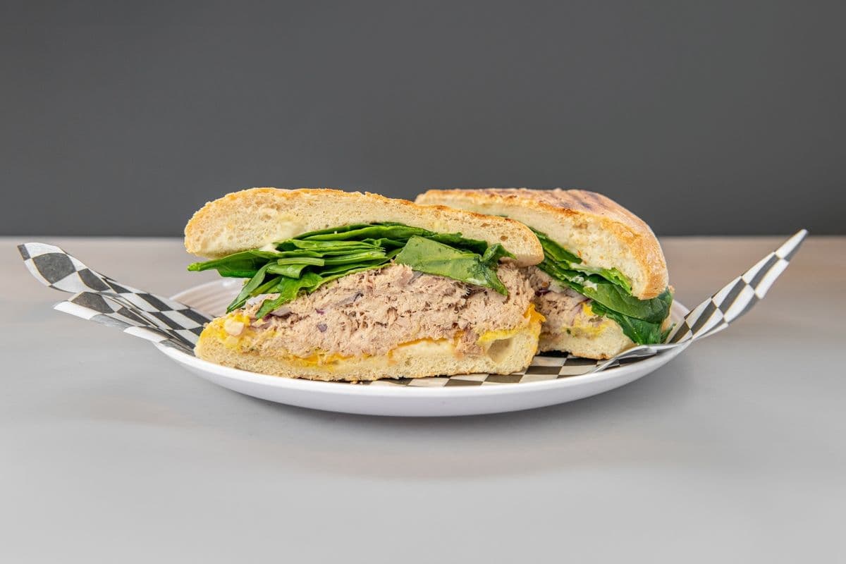 Tuna Melt Panini Sandwich