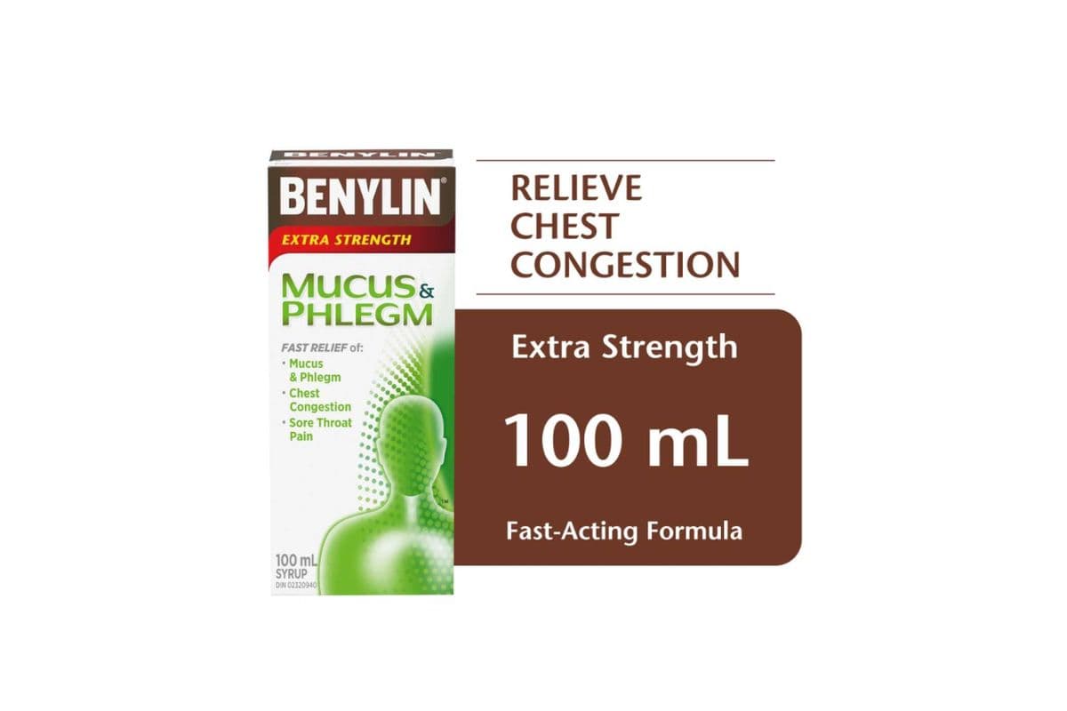 Benylin Extra Strength Mucus & Phlegm Syrup (100)