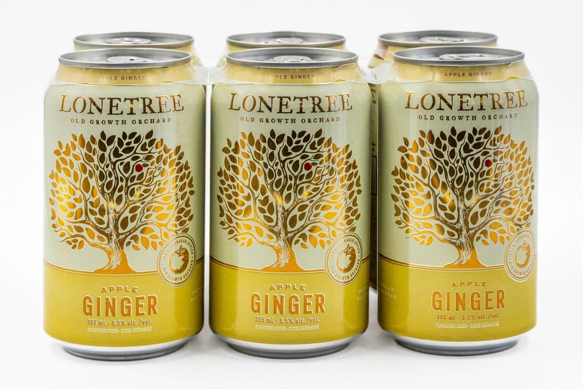 Lonetree Ginger Apple Dry Cider (6 x 355ml Cans)