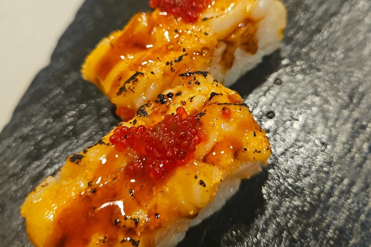 Chopped scallop Oshi