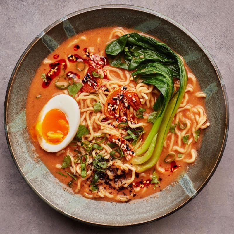 Tomato Broth Ramen Noodle Series