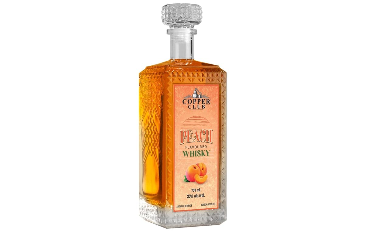 Copper Club Peach Flavoured Whisky 750ml