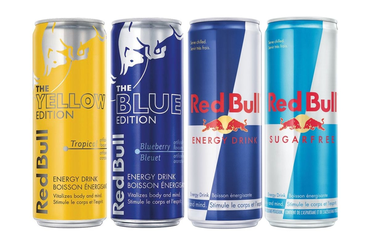 Red Bull Single Cans