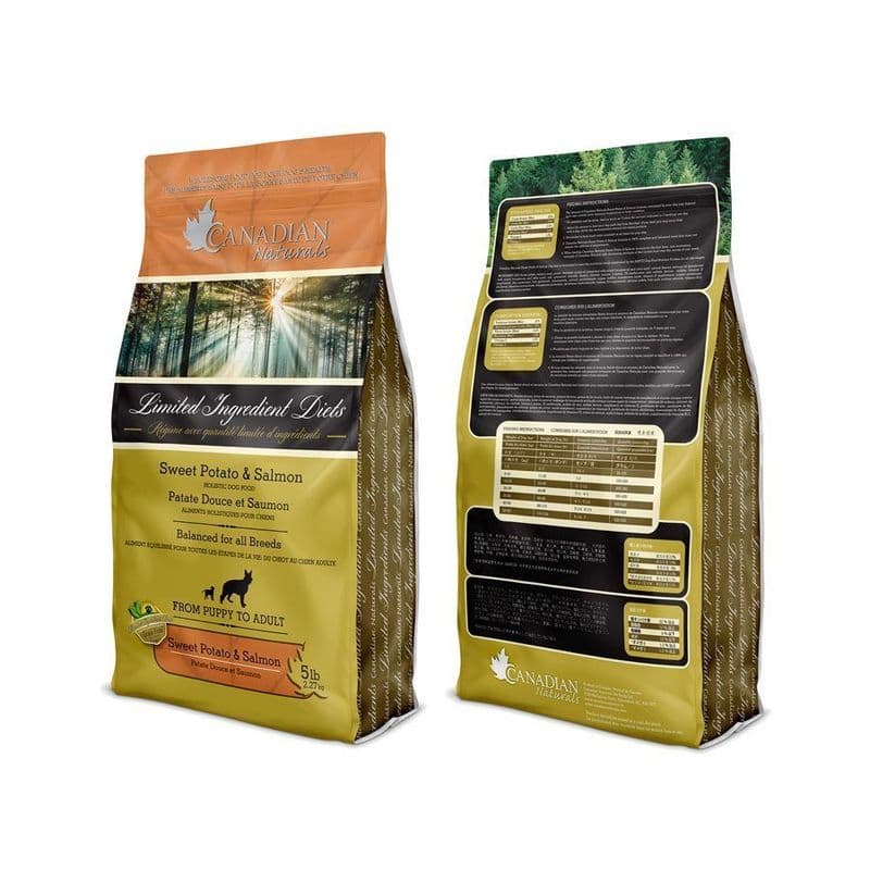 Canadian Naturals Dog Limited Ingredient Diet Salmon & Sweet Potato 25 Lb