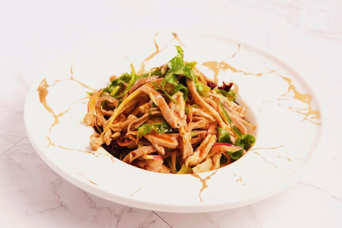 128. Pork Tripe in Chilli Sauce - 麻辣肚丝