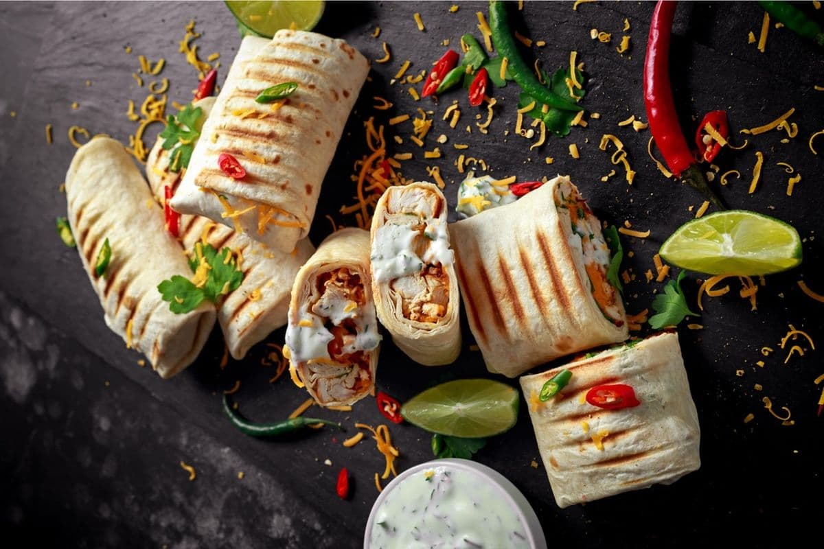 2. R&M Chicken Shawarma Wrap
