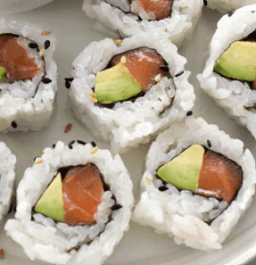 - Salmon Avocado Roll
