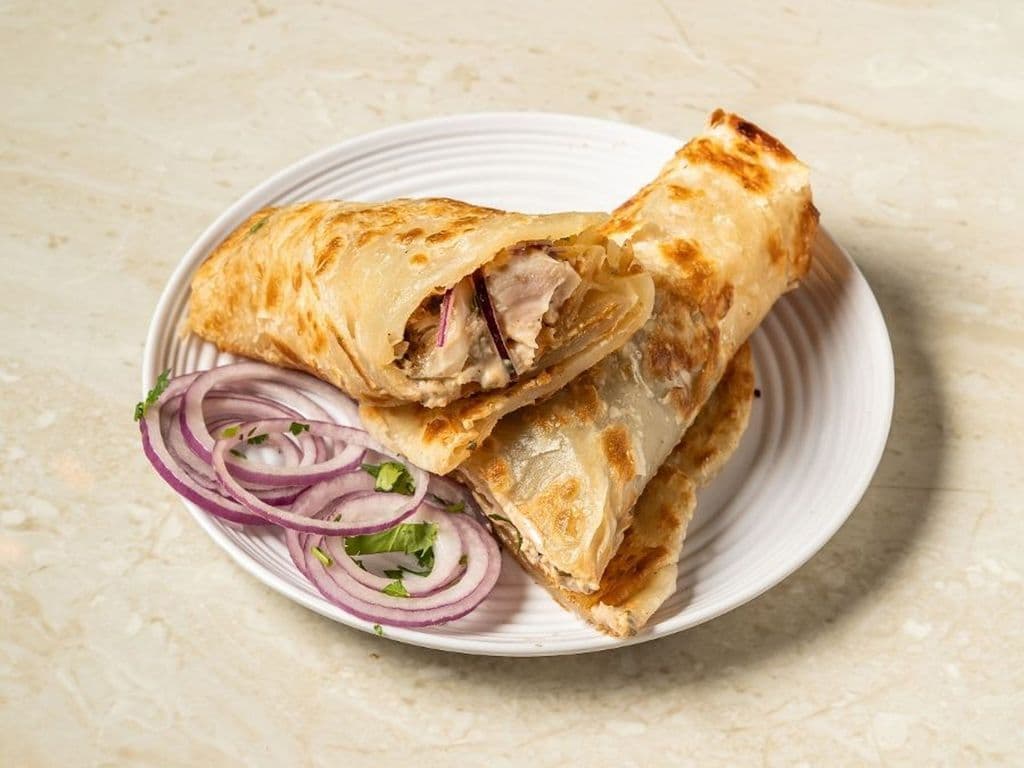 Chicken Malai Boti Roll