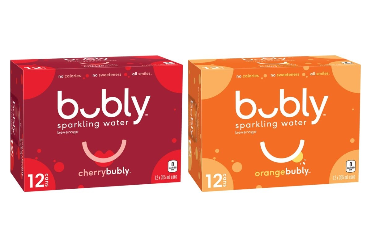 Bubly Sparkling Water Cans