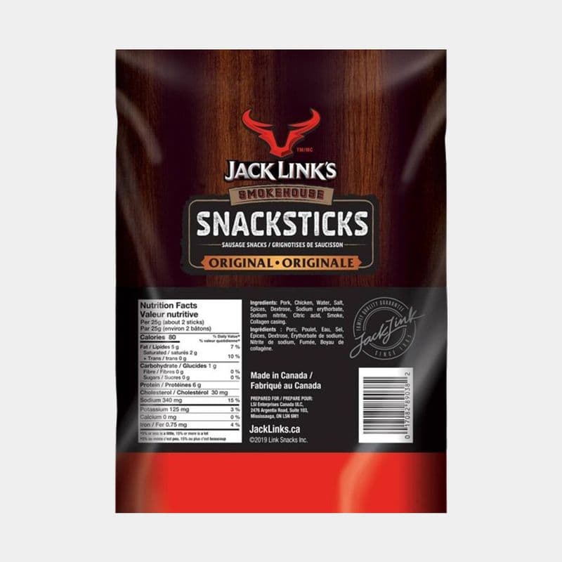 Jack Link's Smokehouse Snacksticks Original