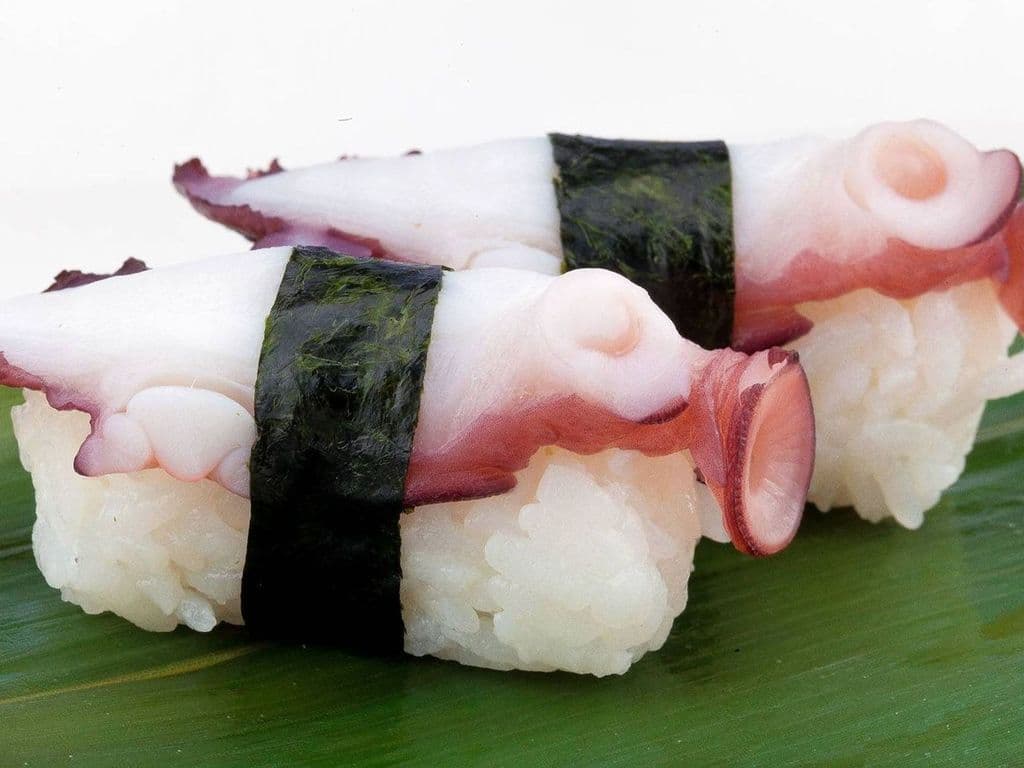 Octopus (Taka) Sushi