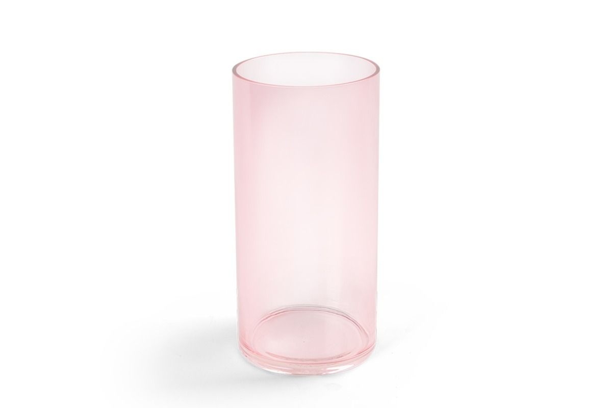 Vase for Flowers - Clear Pink