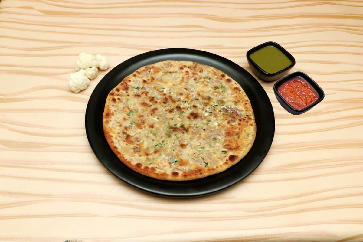 Gobi Parantha Plate