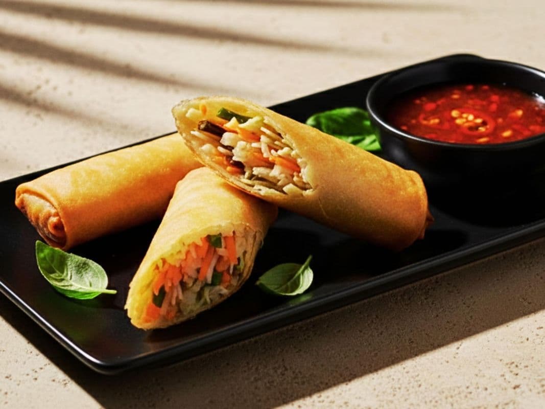 46. Vegetarian Crispy Rolls (Online)