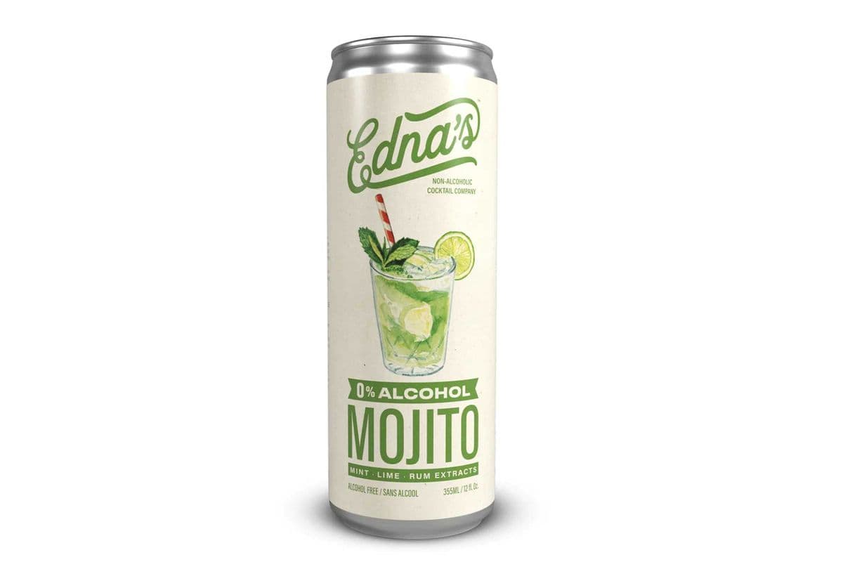 Edna's Non-Alcoholic Cocktail - Mojito (355 ml) (110 Cal)