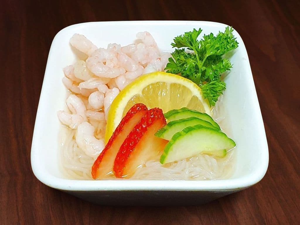 Baby Shrimp Sunomono