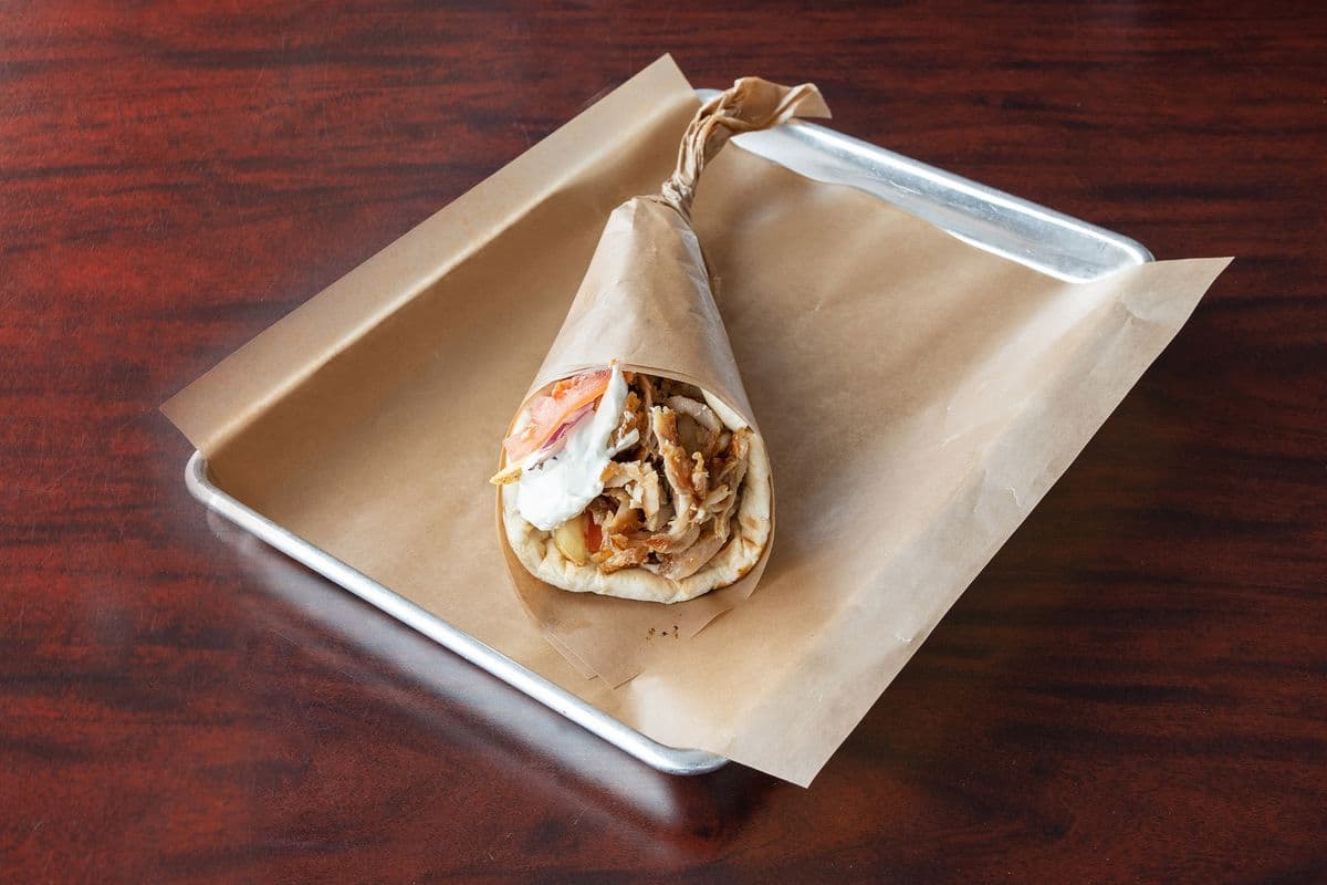 The Mr. G's Chicken Gyro with Tzatziki