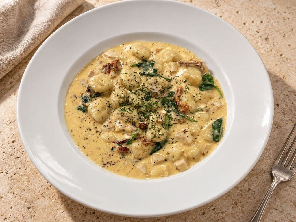 Creamy Tuscan Gnocchi