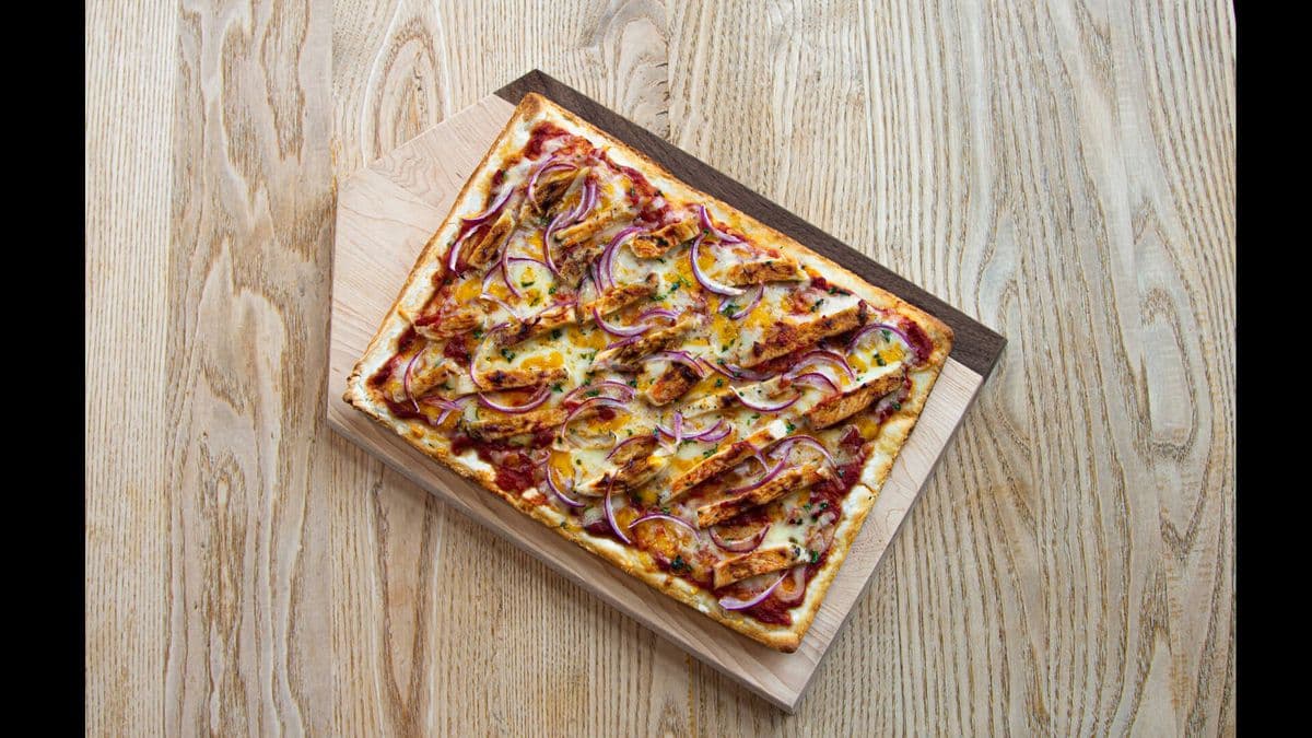 Shareable So-Cal BBQ Chicken Pizza
