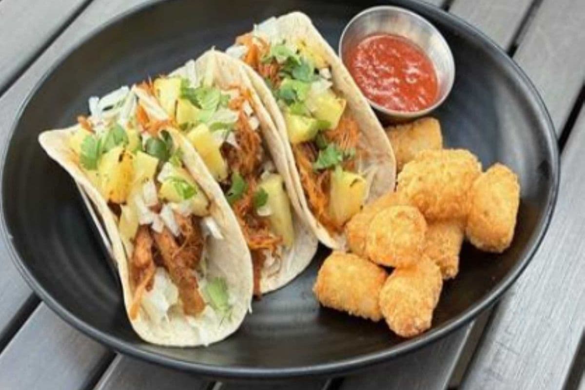 Al Pastor Tacos and Tots