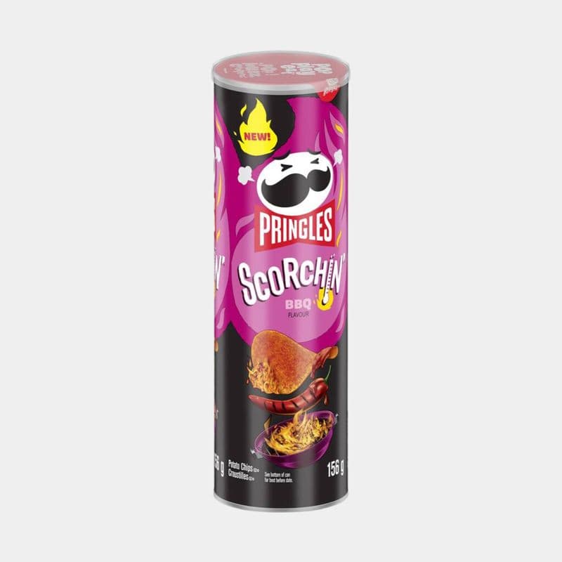 Pringles Scorchin' BBQ Potato Chips