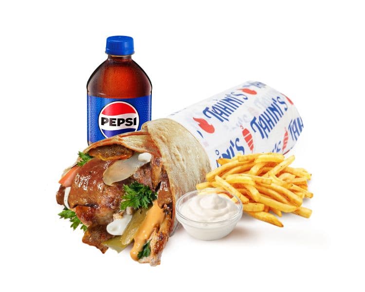 007: Authentic Mixed Chicken/Gyro Shawarma Meal