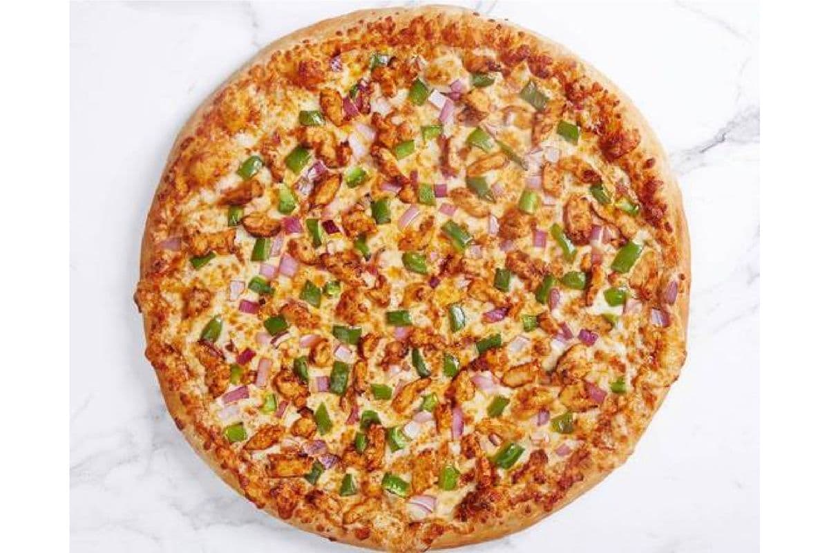 Keto Crust Butter Chicken Pizza