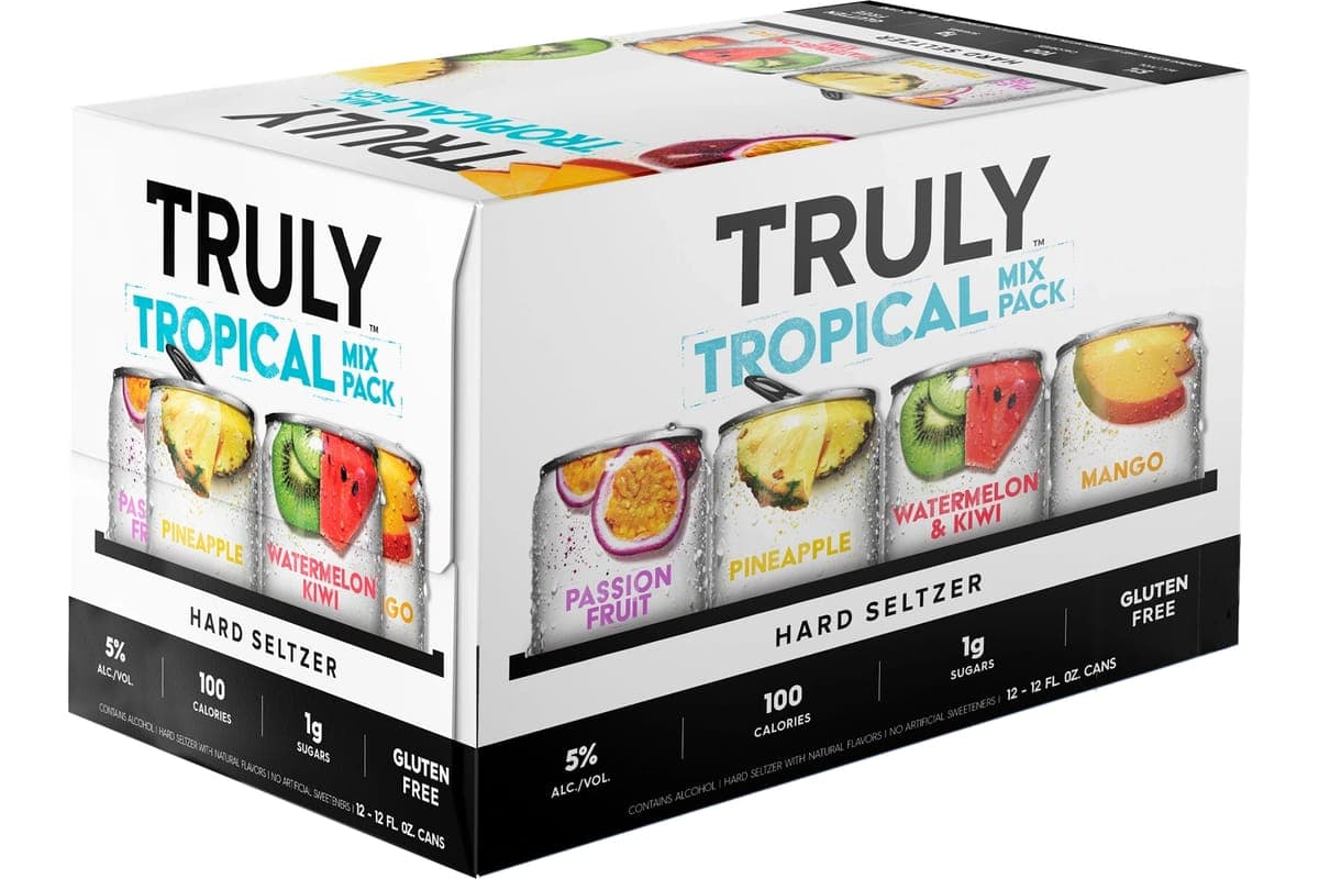Truly Hard Seltzer Tropical Mixer 355ml 12pk Can