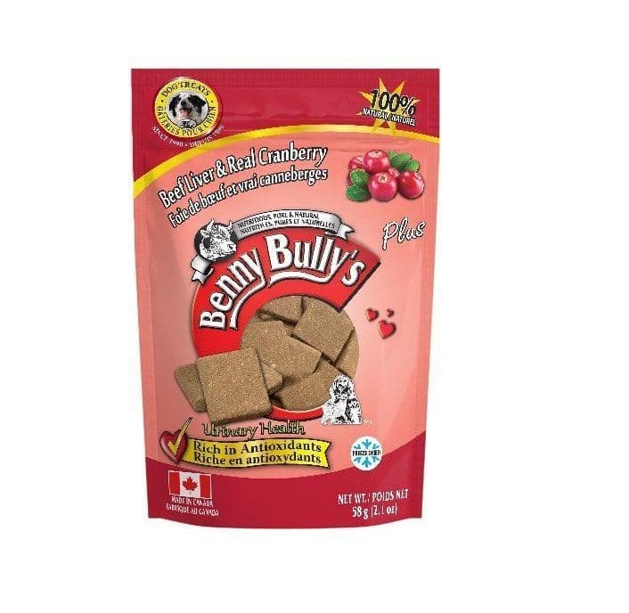 Benny Bullys Pure Beef Liver Plus Real Cranberry Dog 58 g