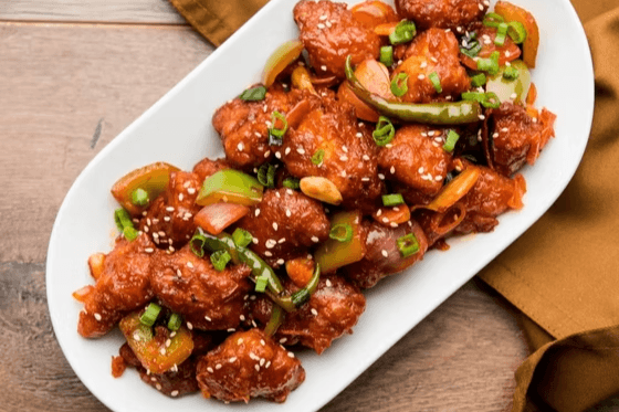 Honey Chilli Mushrooms