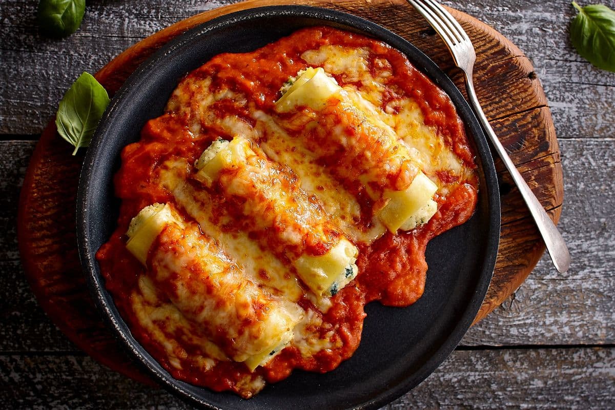 Cannellonis aux trois fromages / 3 Cheese Cannelloni