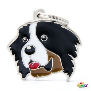 MyFamily Bernese Mountain Engraved Tag