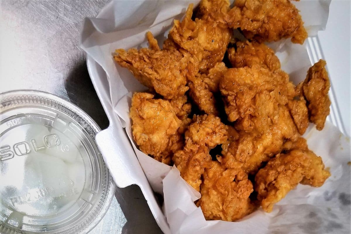 Poulet popcorn au miel et à la sauce de soja / Popcorn Chicken with Honey and Soy Sauce