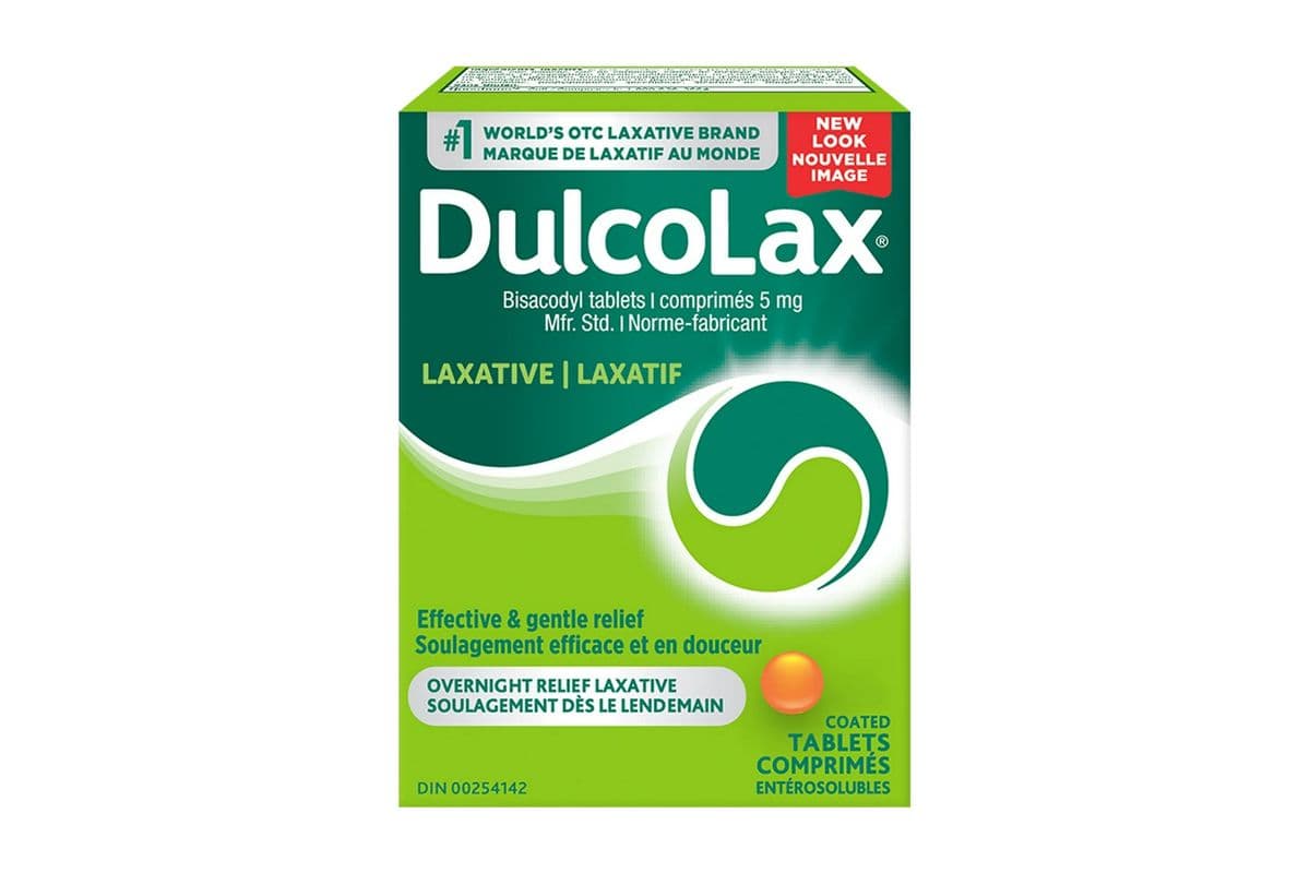 Dulcolax Bisacodyl 5 mg Tablets (10 ct)