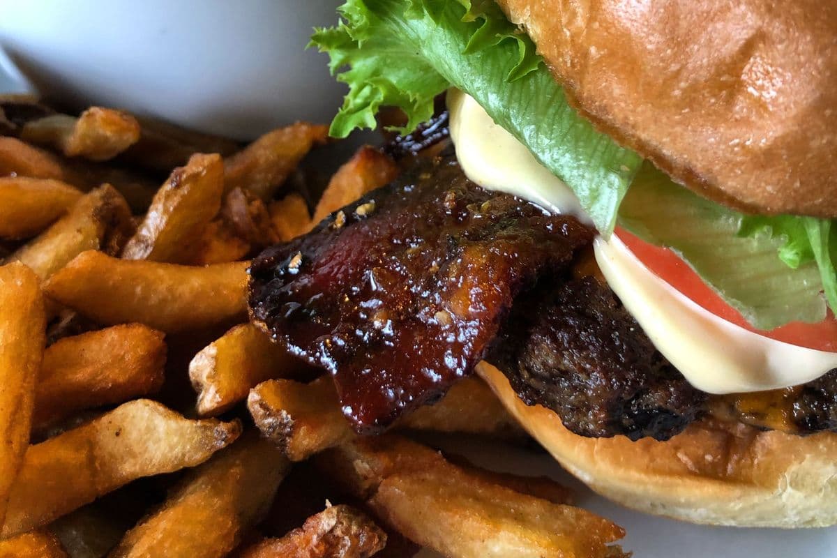Candied Bacon Burger