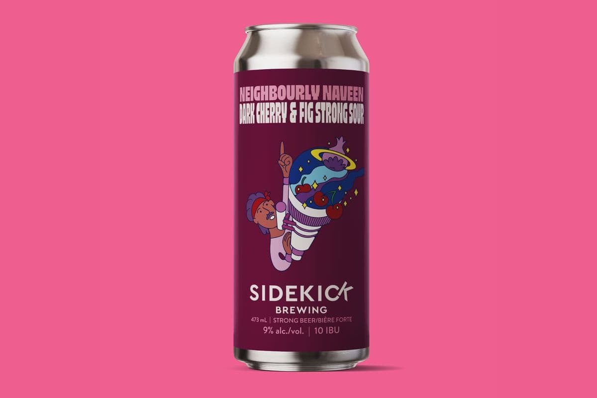 Naveen: Dark Cherry + Fig Strong Sour 4-Pack (4 x 473mL)