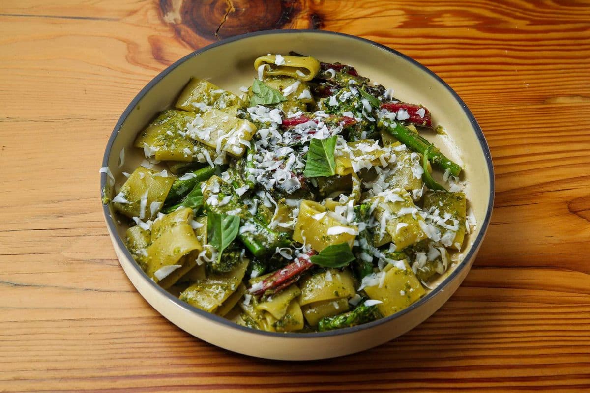 Calamarata al Pesto di Pistacchi