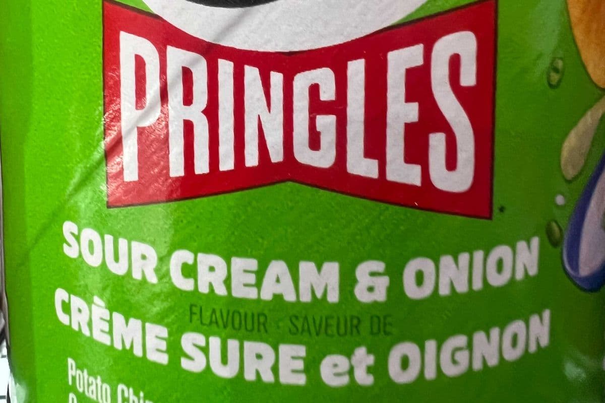 Pringles sour cream and onion 156gram (156gram)