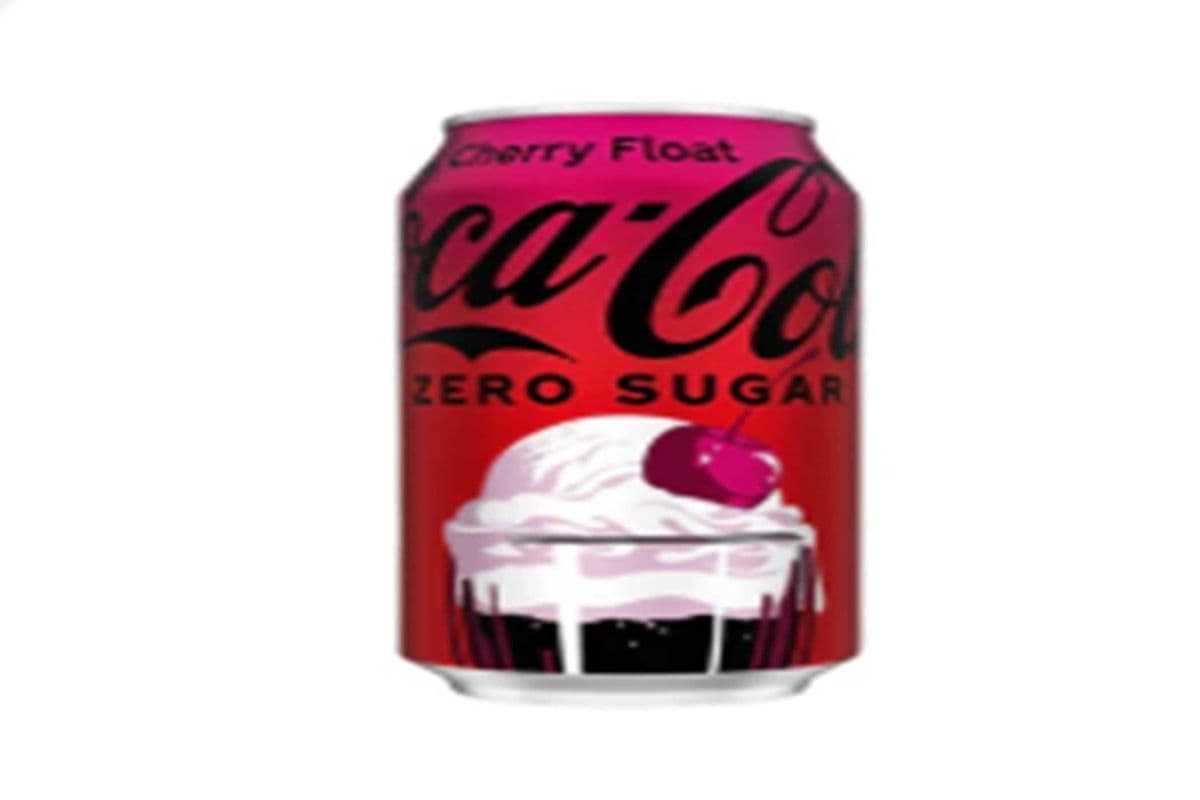 Coca cola cherry float zero sugar (355ml) (0 Cal)