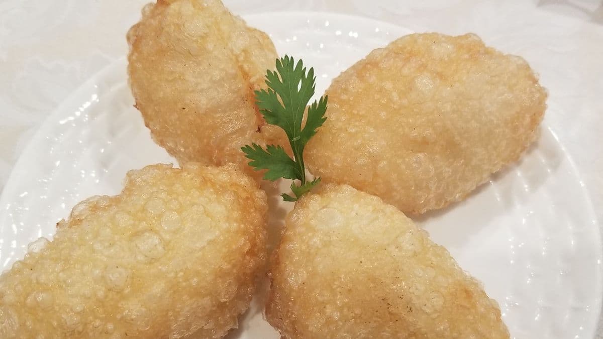 Deep-fried Pork and Dry Shrimp Dumplings (4 Pcs)