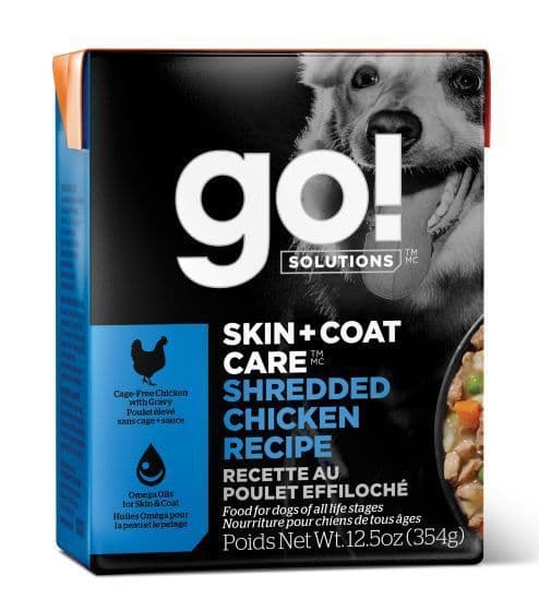 Petcurean Go! Skin And Coat Shredded Chicken Dog 12.5 oz