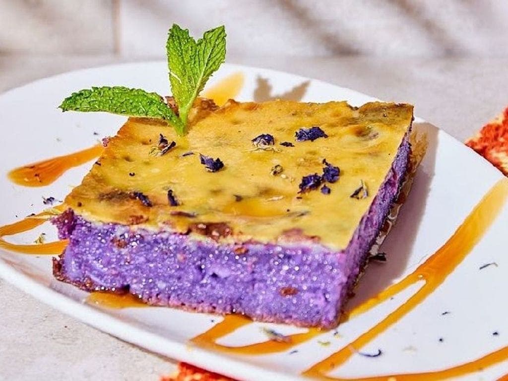 Ube Cassava Cake