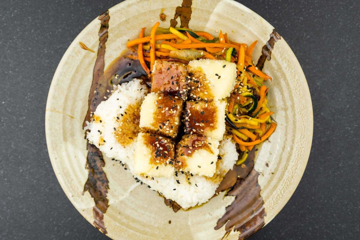 Vegan Teriyaki with Rice