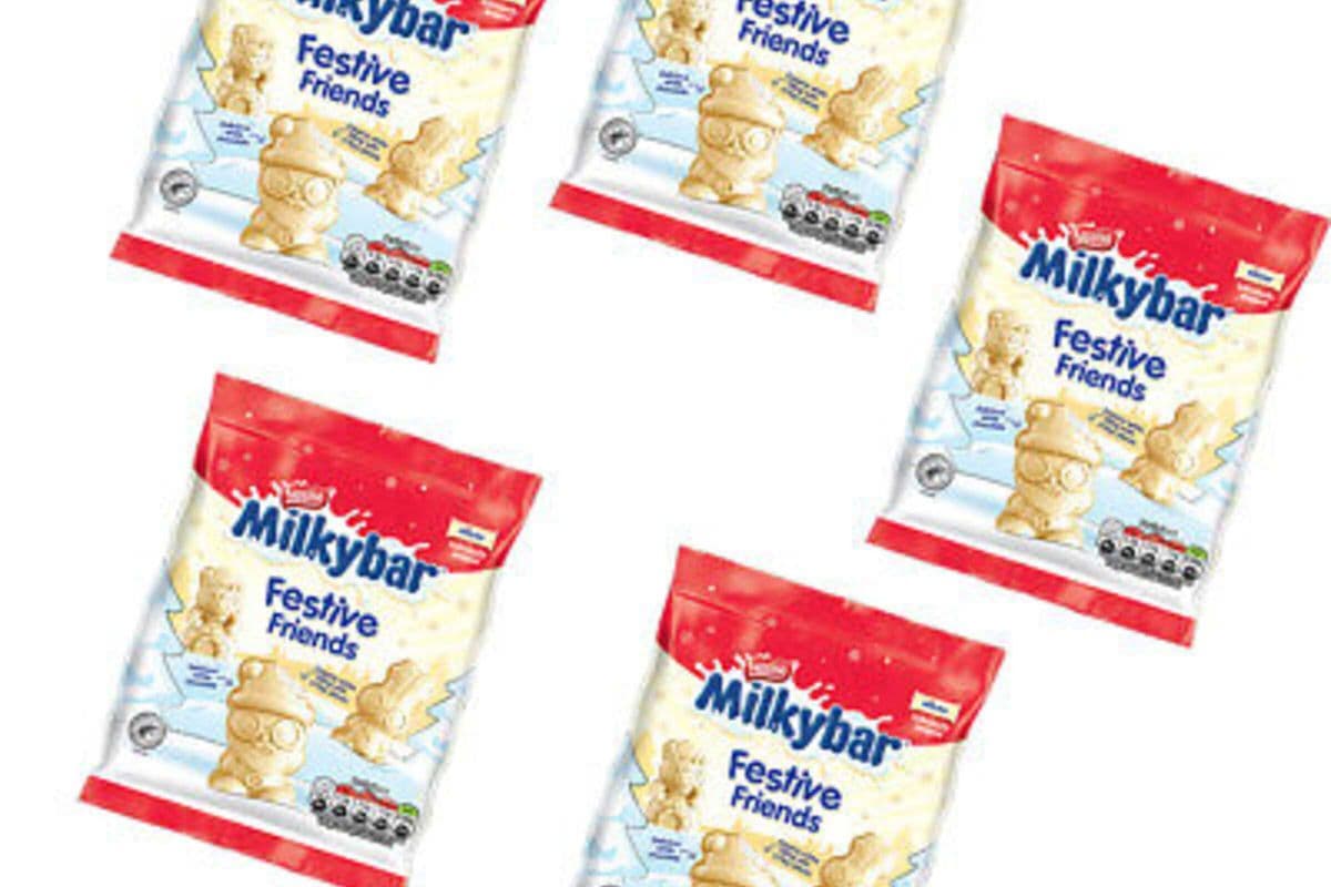 Nestle Milkybar Festive Friends Peg Bag 57g (UK)