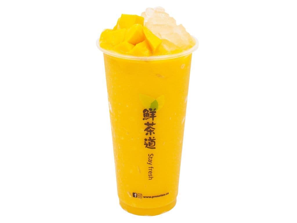 M3 Frappé glacé mangue fraîche et aloès / Fresh Mango Slush with Aloe Vera