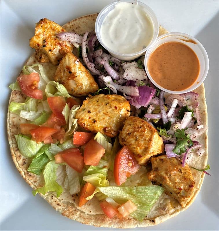 Chicken Souvlaki Wrap