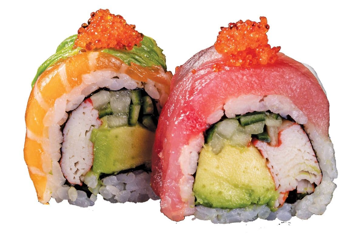 Rainbow Cali Roll (8 pcs)