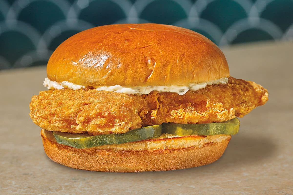 Cajun Flounder Sandwich