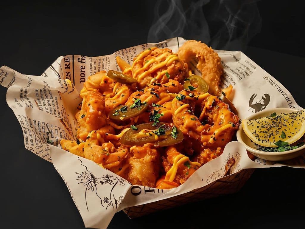 Calamari Loaded Fries (spicy)